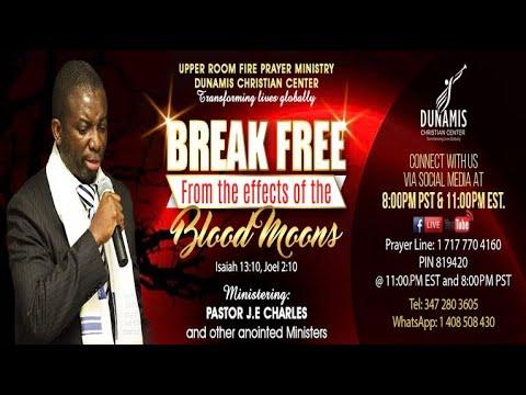Break Free from the Blood Moons Effect  with Pastor J.E Charles | Joel 2:10 |Saturday November 20th