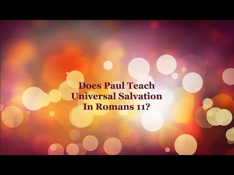 Does Paul Teach Universal Reconciliation in Romans 11:25-26?