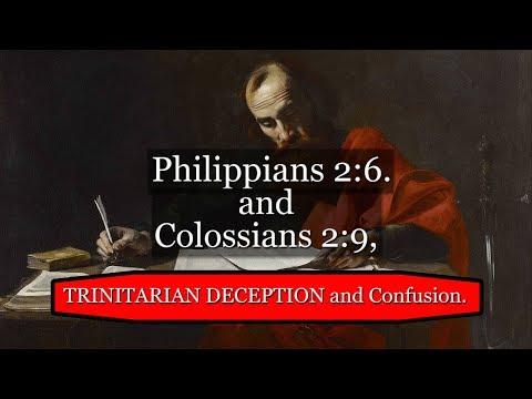 Philippians 2:6, TRINITARIAN DECEPTION and misunderstanding.