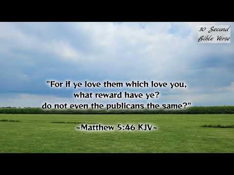 Matthew 5:46 kjv