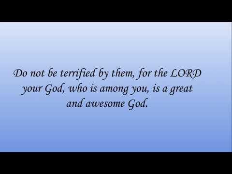 Scripture To Song: Deuteronomy 7:21 "Do Not Be Terrified By Them"