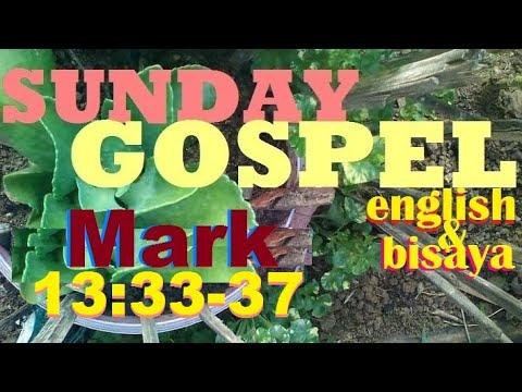 QUOTING JESUS IN (MARK 13:33-37) IN ENGLISH AND BISAYA LANGUAGES