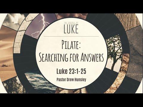 Sunday Service Luke 23:1-25 3/20/2022