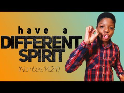 A Different/ Another Spirit - The Caleb Spirit (Numbers 14:24)