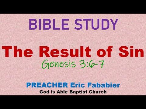 Bible Study - The Result of Sin (Genesis 3:6-7)
