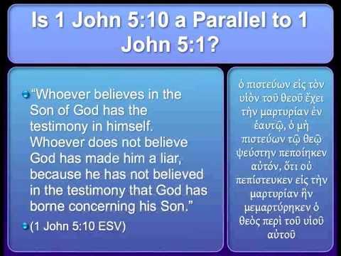 Is 1 John 5:10 Parallel and Relevant to 1 John 5:1