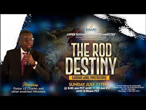 ????The Rod of Destiny with Pastor J.E Charles | Exodus 4: 1-12 | Sunday July11th 2021