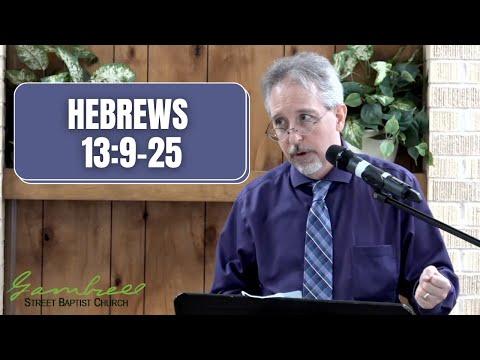 Hebrews 13:9-13