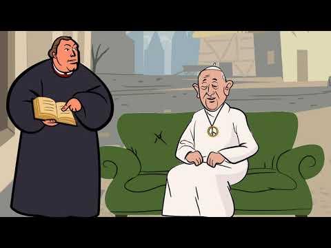 Martin Luther and Frank the Hippie Pope Talk James 2