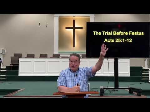 Best bible study Acts 25:13-27 on August 4  2021 Pastor Tim