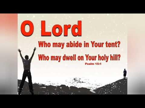 30-9-21|Psalms 15:1| Today's Bible verse|God's tent| Sis. Sarah Clement Raj | Hope Ministries| Bidar