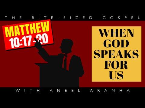 The Bite-Sized Gospel with Aneel Aranha — Matthew 10:17-20