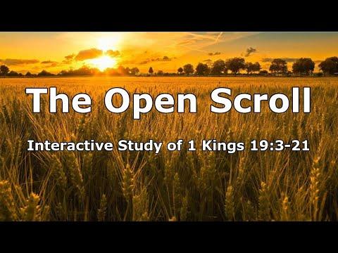 Interactive Study of 1 Kings 19:3-21