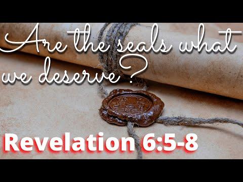 Are the seals what we deserve? Revelation 6:5-8