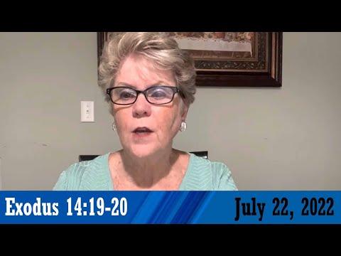 Daily Devotionals for July 22, 2022 - Exodus 14:19-20 by Bonnie Jones