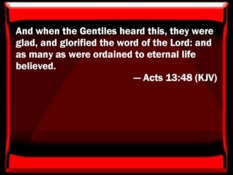Answering A Calvinist: Acts 13:48