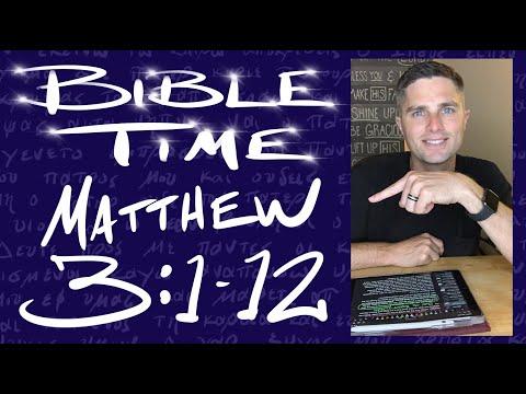 Bible Time // Matthew 3:1-12