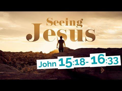 John 15:18- 16:33 - SEEING JESUS