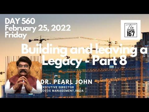 Building and leaving a Legacy - Part 8 | Dr. Pearl John | The Other 167