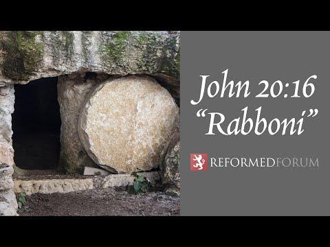 Vos Group Excursus: John 20:1–18 — Rabboni
