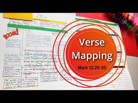 How to Study the Bible - Verse Mapping Mark 12:29-30 | The First of all Commandments