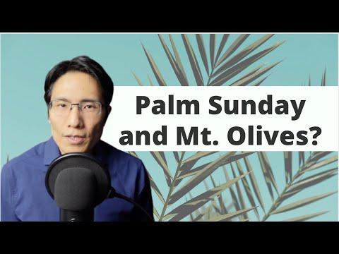 Why are Palm Sunday and Mt. Olives important? [Luke 19:36-38]