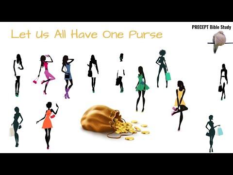Let Us All Have One Purse (Proverbs 1:14)