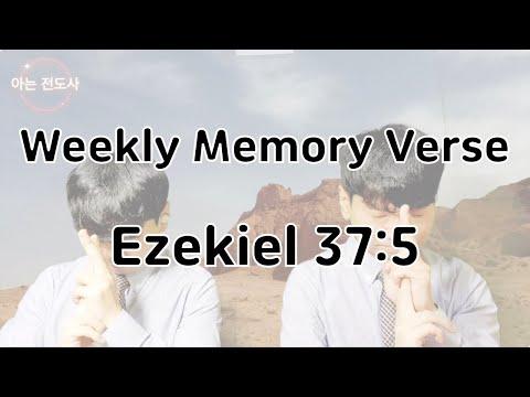 영어주일학교 "Ezekiel 37:5" (NIV) 말씀암송