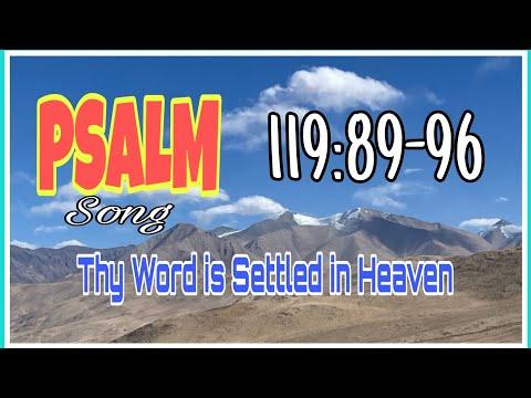 Thy Word is Settled in Heaven || Psalm 119:89-96 (SONG) gad d
