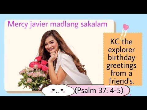 Happy birthday sakalam KC The Explorer  (Psalm 37:4-5)