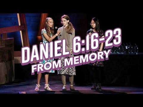 Daniel 6:16-23 FROM MEMORY!!