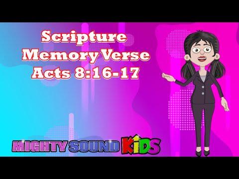 Acts 8:16-‬17 -- Scripture Memory Verse – Mighty Sound Kids‬‬‬‬‬‬‬‬‬‬‬‬‬‬‬‬‬‬‬‬‬‬‬‬