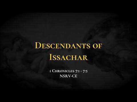 Descendants of Issachar - Holy Bible, 1 Chronicles 7:1-7:5
