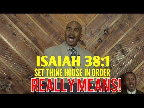 Pastor Gino Jennings - Isaiah 38:1 Set Thine House In Order Really Means