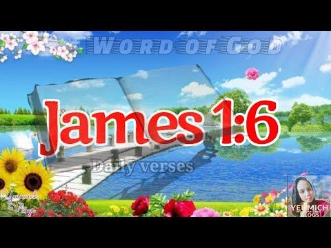James 1:6 || Daily Bible verse || Word of God || April 30, 2021