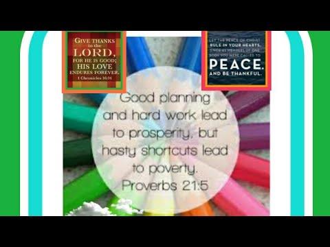 Proverbs 21:5 Good Planning & Hard Work Lead To PROSPERITY