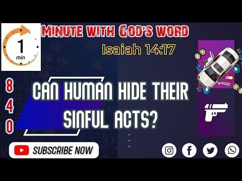 Can human hide their sinful acts ?(Subtitles: English)@L. Kumzuk Walling|Isaiah 14:17#840