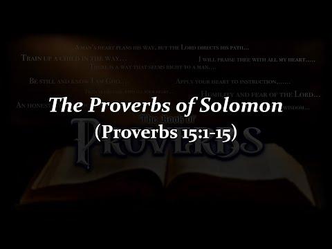 Proverbs 15:1-15 2/23/22