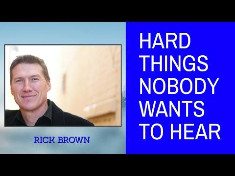 Hard Things Nobody Wants to Hear | Romans 1:16-32 | Pastor Rick Brown