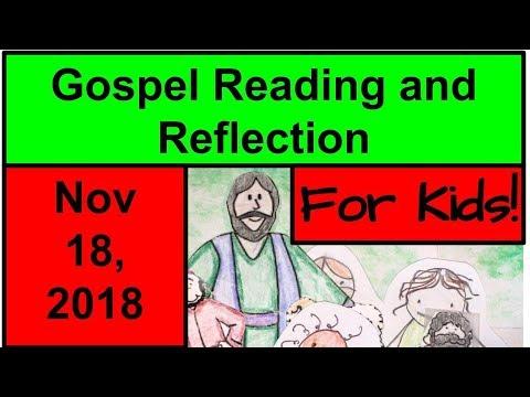 Gospel Reading and Reflection for Kids - November 18, 2018 - Mark 13:24-32