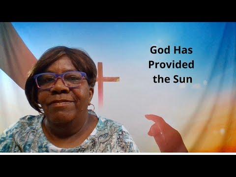 God Has Provided the Sun. Jeremiah 31: 35-37. Tuesday's, Daily Bible Study.
