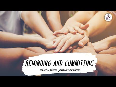 Reminding and Committing | Journey of Faith | Joshua 23:11-16 | September 6, 2020