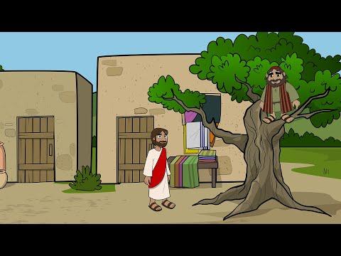 2/20/22 Preschool Lesson - Zacchaeus (Luke 19:1-10)