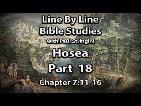The Prophet Hosea Explained - Bible Study 18 - Hosea 7:12-16