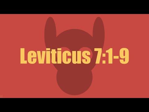 Leviticus 7:1-9