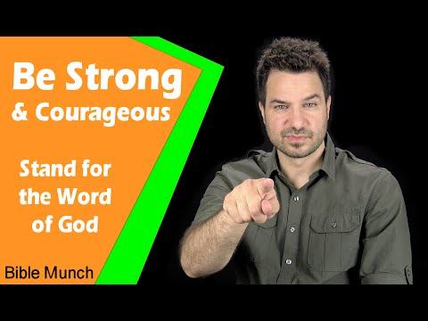 Be Strong and Courageous - Stand for the Word of God | Jeremiah 20:9 Bible Devotional | Bible Study