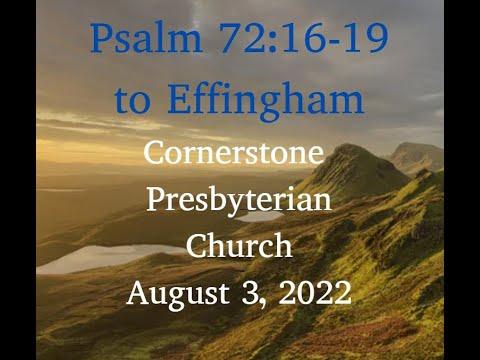 Psalm 72:16-19 to Effingham