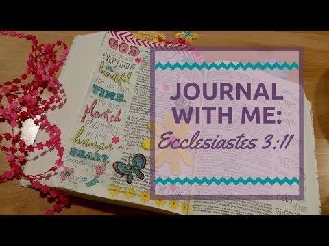 Bible Journaling: Ecclesiastes 3:11