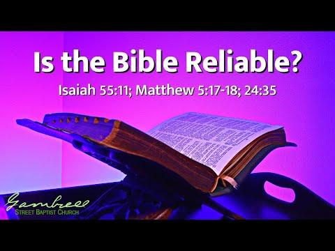UnApologetic Truths: Is the Bible Reliable? - Isaiah 55:11; Matthew 5:17-18; 24:35