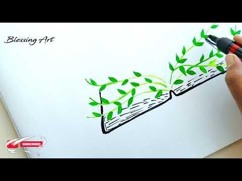 Bible Verses Painting || The unfolding or your words gives light Psalm 119:130 || BLESSING ART